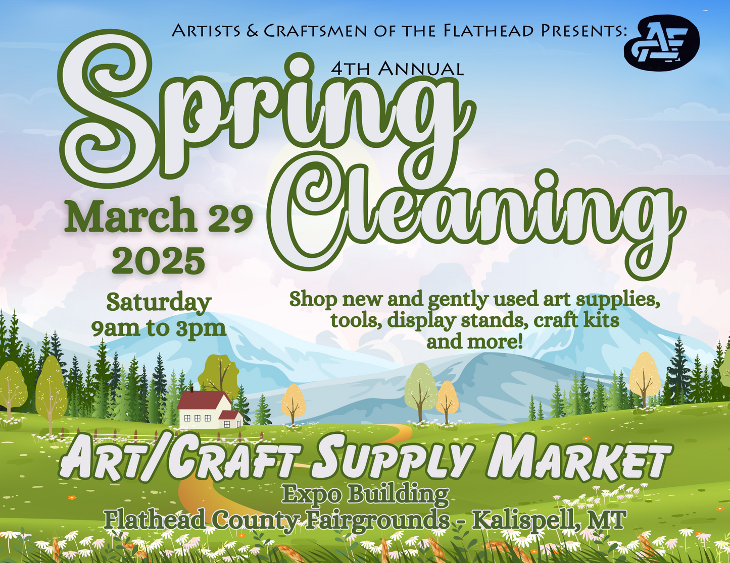 2025 Spring Cleaning Art/Craft Supply Market - Participation Fee