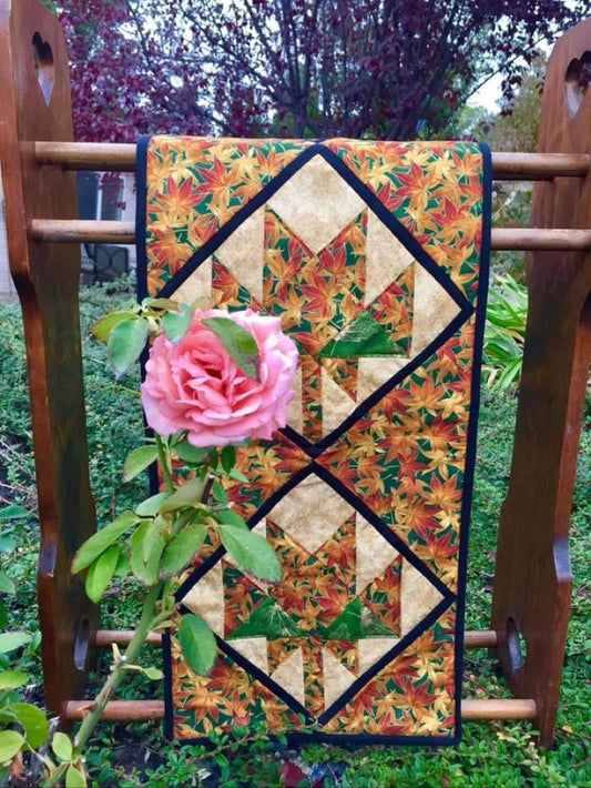 Foliage Quilt -Table Runner